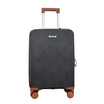 DENPA กระเป๋าเดินทางล้อลาก PP 2tone color เทา+น้ำตาล