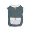 Clawset เสื้อกล้ามสัตว์เลี้ยง ชุดรักษ์โลก ฟ้า