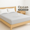 Kawa ชุดผ้าปูที่นอนกันน้ำ รุ่น Ocean สีเทาอ่อน