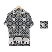 THE ROOM'S - เดอะรูม เสื้อช้าง ลายโซ่ สีดำ