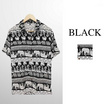 THE ROOM'S - เดอะรูม เสื้อช้าง ลายมะพร้าว สีดำ