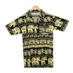 THE ROOM'S - เดอะรูม เสื้อช้าง ลายกาชัน สีดำ