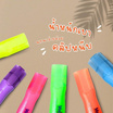 Vee ปากกาไฮไลท์ 6 สี VB-372-ASST (กล่อง 12 แท่ง)