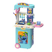 BB TOY Stitch เซตครัว ของเล่นกระเป๋าลาก Kitchen Trolley case