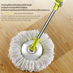 ALLSKING ชุดถังปั่น Spin Mop ทรงเหลี่ยมพร้อมผ้า 1 ผืน สีเขียว