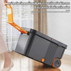 ALLSKING ชุดถังปั่น Spin Mop ทรงเหลี่ยมพร้อมผ้า 1 ผืน