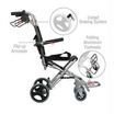 MEDILA รถเข็นวีลแชร์ อลูมิเนียม รุ่น COMPACT