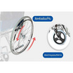 MEDILA รถเข็นวีลแชร์ รุ่น BASIX-B มีเบรค
