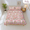 Fluffy ชุดผ้าปูที่นอน + ผ้านวม ลาย Pink Lilie
