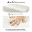 Kawa หมอนยางพาราแท้ รุ่น Double Slopes