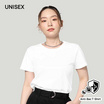 M2S Lifestyle เสื้อยืดคอกลม Antibac Unisex สีขาว