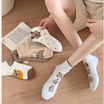 Fashion sock ถุงเท้า ลายหมูโทนน้ำตาล NO.B85 (5ลาย/10คู่)