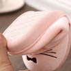 Fashion slippers รองเท้าใส่ในบ้าน ลายแมว สีเทา
