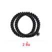TELETIES ยางรัดผม Jet Black (2 ชิ้น)