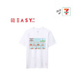 GQ EASY จีคิว อีซี่ เสื้อสนูปปี้ ลาย Charlie brown สีขาว