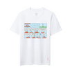 GQ EASY จีคิว อีซี่ เสื้อสนูปปี้ ลาย Charlie brown สีขาว