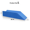 Abloom หมอนรองขา ทรง U Shape สีฟ้า ไซต์ L