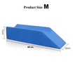 Abloom หมอนรองขา ทรง U Shape สีฟ้า ไซต์ M
