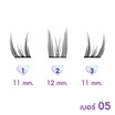 Cosluxe ขนตาปลอม Winky Eyes Bubble Gum Eyelashes Douyin Style No.05 Cherry Pop (36ช่อ/ชุด)