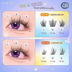 Cosluxe ขนตาปลอม Winky Eyes Bubble Gum Eyelashes Douyin Style No.06 Berry Chic (36ช่อ/ชุด)