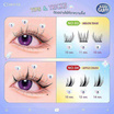 Cosluxe ขนตาปลอม Winky Eyes Bubble Gum Eyelashes Douyin Style No.06 Berry Chic (36ช่อ/ชุด)