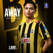 BGPU Away Jersey TL2025/26 (ชุดเยือน) - Yellow Black