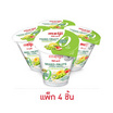 โยเกิร์ตไม่มีไขมัน รสผลไม้รวมผสมธัญพืช (ตราเมจิ) 135 กรัม แพ็ก 4
