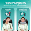Bewell หมอนรองคอเมมโมรี่โฟม สีน้ำเงิน (T-16)