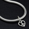 OHM Beads Charm จี้ Love - เครื่องประดับเงินแท้ Silver 925