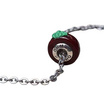 OHM Art Toy Jewelry สร้อยสแตนเลส แก้ว รุ่น Leafy