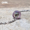 OHM Art Toy Jewelry สร้อยสแตนเลส แก้ว รุ่น In Between You