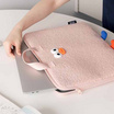 ROPAMODA กระเป๋าใส่โน้ตบุ๊คขนปุย Brunch Brother 15-inch Pom-Pom Booklet Wide Laptop Pouch