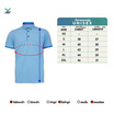 FBT เสื้อโปโลชาย/หญิง (UNISEX) ฟ้า-น้ำเงิน