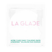 La Glace โทนเนอร์แพด สูตรสิว Acne Care Daily Calming Pads Travel Size (21 แผ่น)