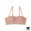 Wacoal ชุดชั้นในไร้โครง (เกาะอก/สลับสายบ่า)Surprise Wireless Top Bra รุ่น WB9V09 สีเนื้ออมชมพู