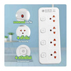 Sheepola ปลั๊กไฟ 4 ช่อง 4 สวิตช์ ยาว 5 เมตร รุ่น SP-PS00201
