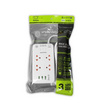 Sheepola ปลั๊กไฟคู่ 4 ช่อง 1 สวิตช์ พร้อมUSB ยาว 3 เมตร รุ่น SP-PS01301