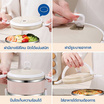 RRS ปิ่นโต เก็บความร้อน 3 ชั้น กลม 2100 ml. สีพาสเทล