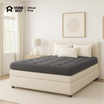 Home Best Topper ใยขนห่านเทียม หนา 6 นิ้ว ลายบุ๋ม สีเทาเข้ม