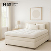 Home Best Topper ใยขนห่านเทียม หนา 6 นิ้ว ลายบุ๋ม สีขาว