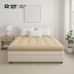 Home Best Topper ใยขนห่านเทียม หนา 6 นิ้ว ลายบุ๋ม สีเบจ