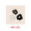 Day2Nite ยางรัดผมโดนัท ผ้าซาติน ST 3 แพ็ก 3 ชิ้น