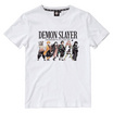 DEXTREME เสื้อยืด ดาบพิฆาตอสูร Demon Slayer (Season 3) สกรีน Demon Slayer สีขาว