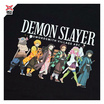 DEXTREME เสื้อยืด ดาบพิฆาตอสูร Demon Slayer (Season 3) สกรีน Demon Slayer สีดำ
