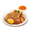 ข้าวแกงเขียวหวานอกไก่ผัดแห้งและไข่ดาว (เชฟแคร์ส) 250 กรัม