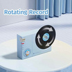 Rock ลำโพงบลูทูธ Doraemon Vintage Record Player Style Speaker