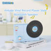 Rock ลำโพงบลูทูธ Doraemon Vintage Record Player Style Speaker
