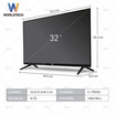 Worldtech ทีวี 32 นิ้ว LED TV Analog HD Ready รุ่น WT-LED3202 (WTTVAL32HDR220000A)