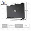 Worldtech แอลอีดีทีวี 32 นิ้ว Digital รุ่น WTTVDG32HDR210000A (WT-LED3201DVBT)