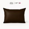 Thames หมอนหนุนใยสังเคราะห์หุ้ม หนัง PVC  สีน้ำตาล